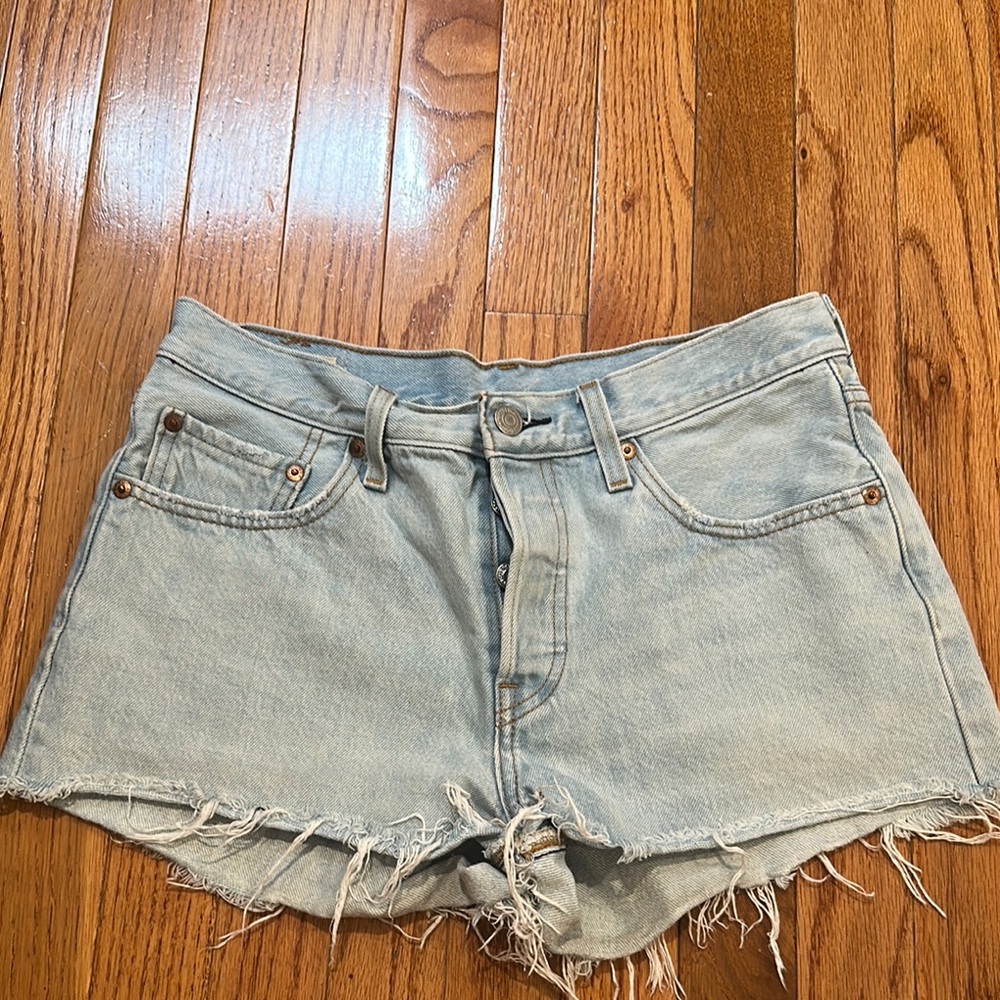 Levi’s 501 Light Wash Denim Shorts